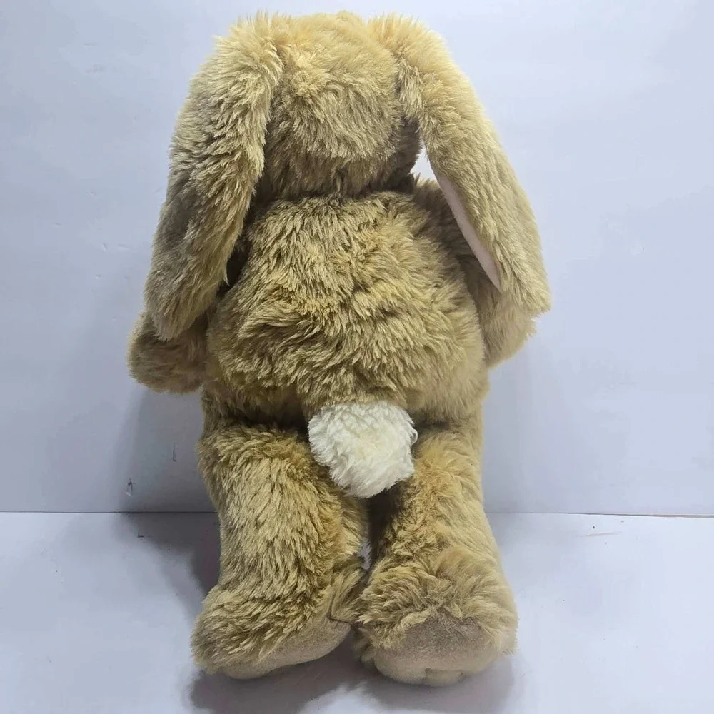 Build A Bear Workshop Tan Floppy Bunny Rabbit Plush Lop Ears Shaggy 18 Inch